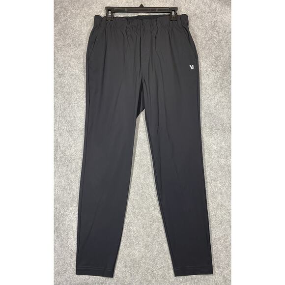 Vuori Pants Mens Large Performance Joggers Elastic Waist Drawstring Zip Pocket - Picture 2 of 14